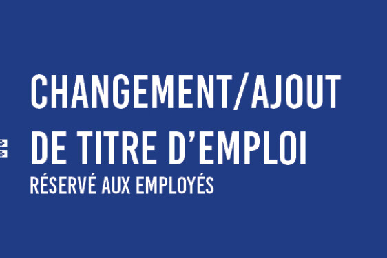 Changement/ajout T.E